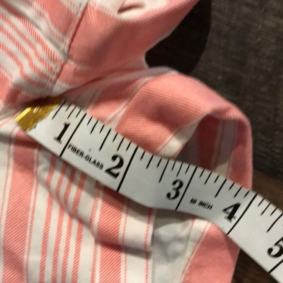 So Cuffed Shorts Striped Pink and White Size 3 - Picture 8 of 9